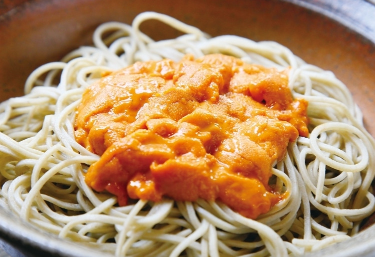 【極少数量限定】生うに蕎麦
