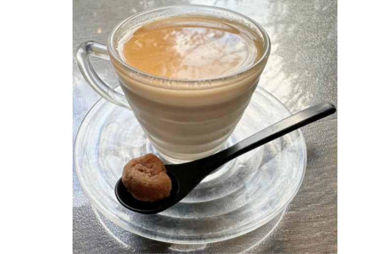 そば茶のプリン